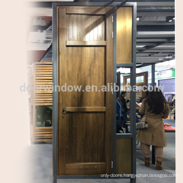 Modern main gate designs oak and copper bronze composite entry door from Doorwin design